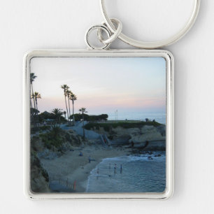 La Jolla Cove Beach Sunset Custom Schlüsselanhänge Schlüsselanhänger