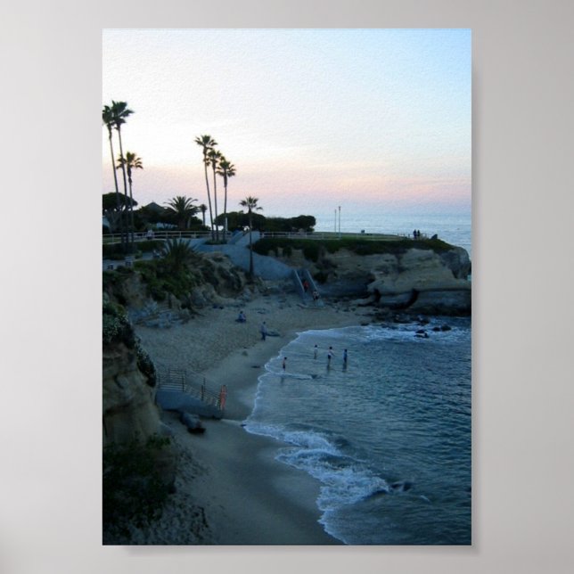 La Jolla Cove Sunset Custom Poster Printing (Vorne)