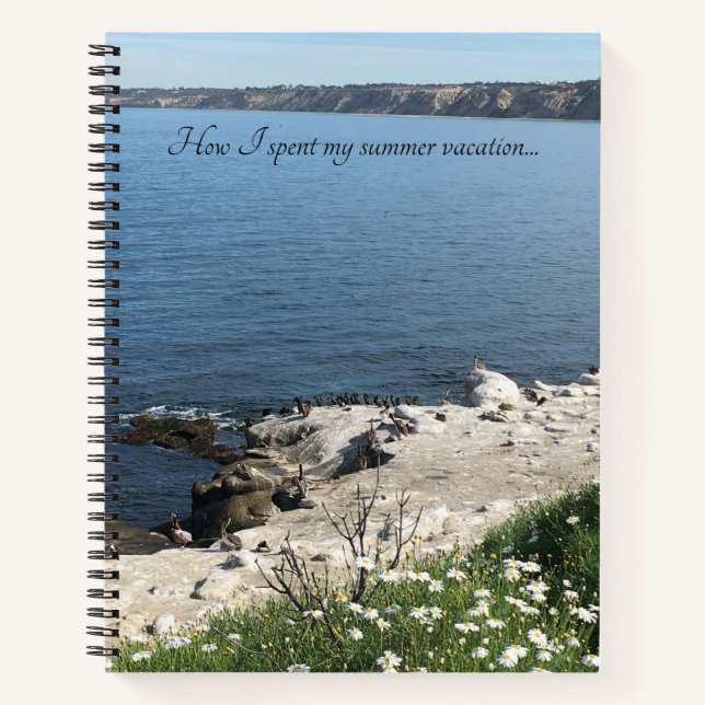 La Jolla, Kalifornien Notizbuch (Vorderseite)
