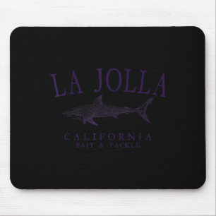 La Jolla Kalifornien Vintage Pflaume Kunst Angeln  Mousepad