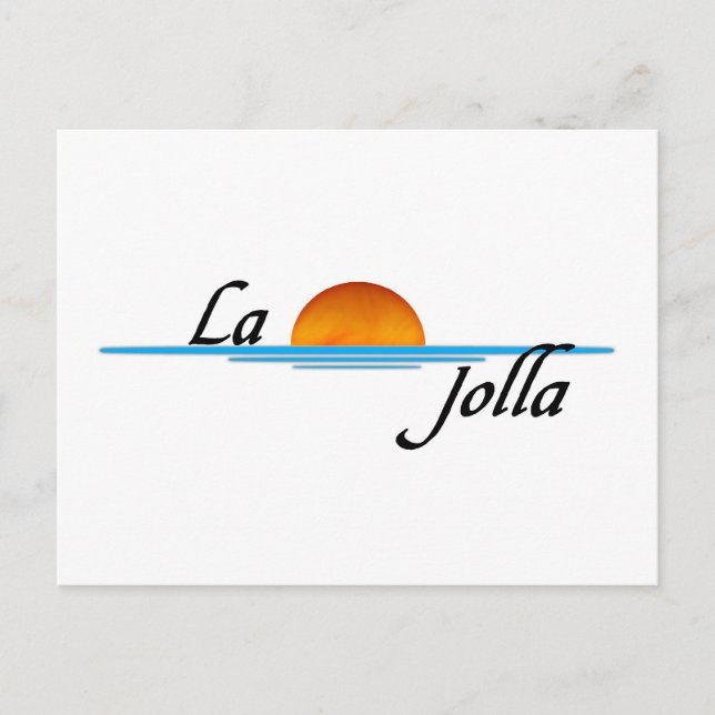 La Jolla Postkarte (Vorderseite)