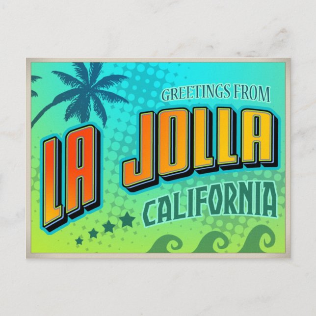 LA JOLLA POSTKARTE (Vorderseite)
