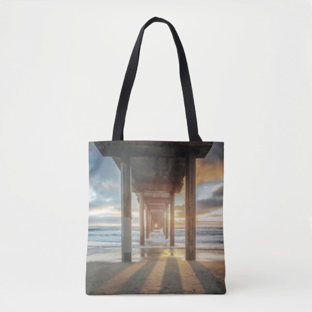 La Jolla, Scripps Pier an Sonnenuntergang | San Tasche (Vorderseite)