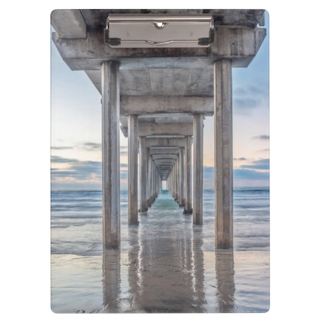 La Jolla, Scripps Pier Klemmbrett (Vorderseite)
