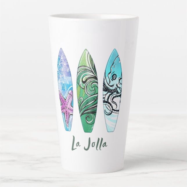 La Jolla Surfboards Milchtasse (Vorderseite)