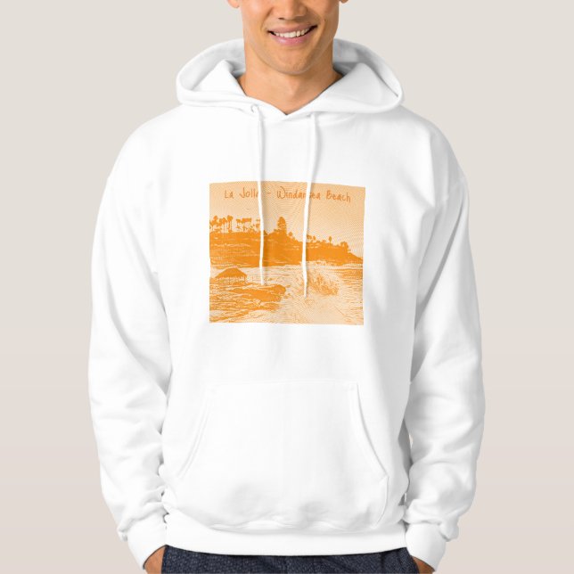 La Jolla Windansea Beach Hoodie (Vorderseite)