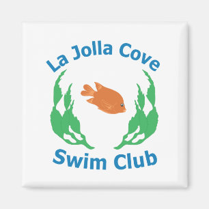 La- Jollabucht-Schwimmen-Verein-Logo-Magnet Magnet