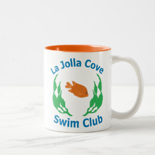 La- Jollabucht Swlm Verein-Logo-Tasse Zweifarbige Tasse