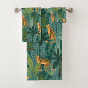 La jungle luxuriante du léopard