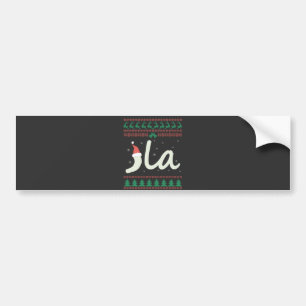La Kamala Harris Ugly Christmas Sweater-Wahl Autoaufkleber