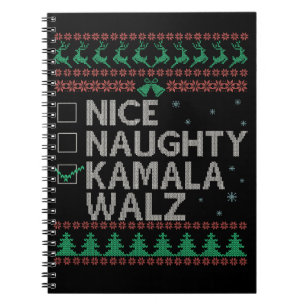 La Kamala Harris Ugly Christmas Sweater-Wahl Notizblock