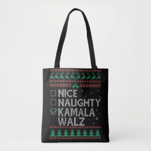 La Kamala Harris Ugly Christmas Sweater-Wahl Tasche