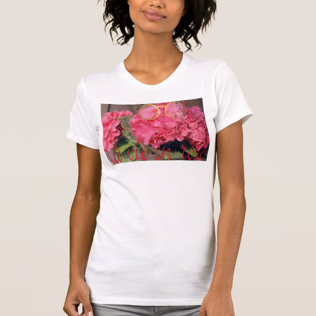 "La konkurrieren en-Rose " T-Shirt (Vorderseite)