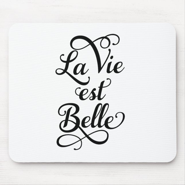 La konkurrieren est-Schönheit, Leben ist schön, Mousepad (Vorne)