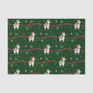 La-La-Lama-Weihnachten Seidenpapier
