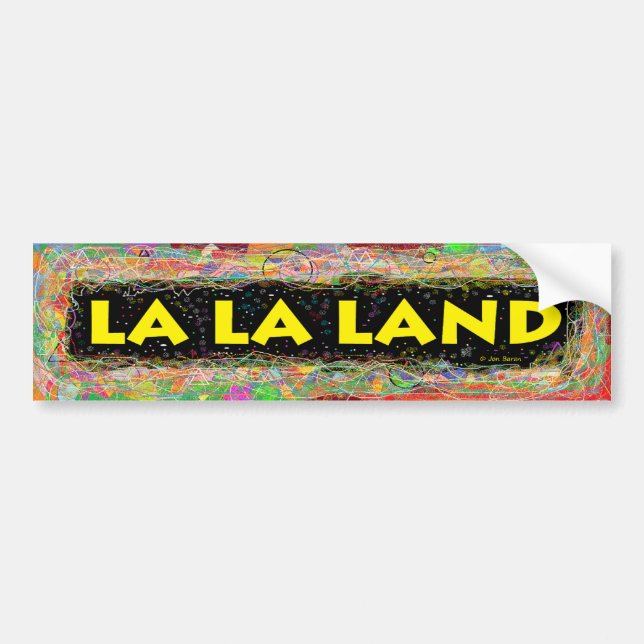 La-La-Land-Autoaufkleber Autoaufkleber (Vorne)