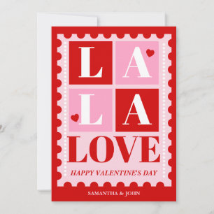 La La Love Lustiger Valentinstag-Grußkarte Feiertagskarte