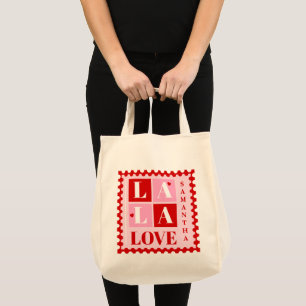 La La Love Valentinstag-Tasche personalisiert Tragetasche