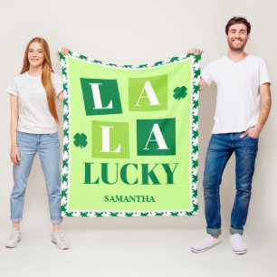 La La Lucky St. Patrick’s Day Fleecedecke