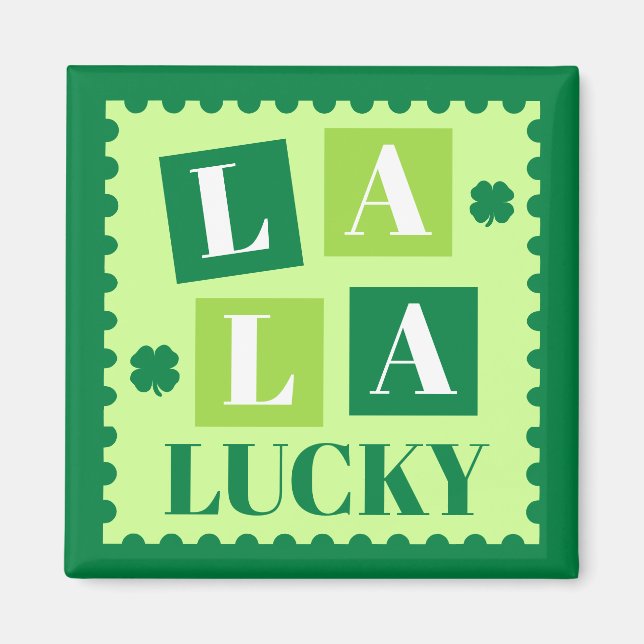 La La Lucky St. Patrick’s Day Magnet (Vorne)