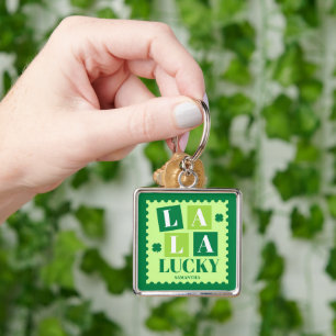 La La Lucky St. Patrick’s Day Personalisiert Schlüsselanhänger