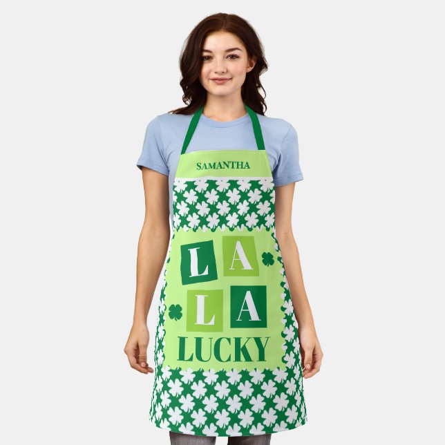 La La Lucky St. Patrick’s Day  Schürze (Getragen)