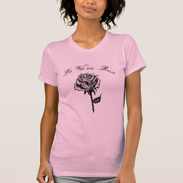 La La luttent le T-shirt des femmes roses d'en (Devant)