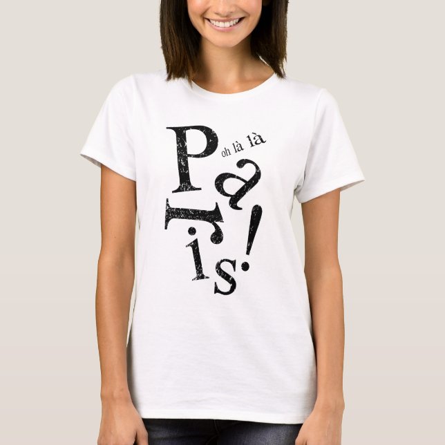 La la Paris T-Shirt (Vorderseite)