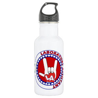 LA LABOR ASSISTANT LOGO LIEBE EDELSTAHLFLASCHE