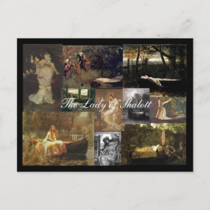 La Lady of Shalott Mosaic - Carte postale