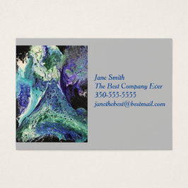 La Laguna #1 Gemälde in blauer, aquamariner Visite