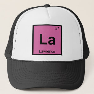 La - Lawrence Kansas Chemie Periodensystem Truckerkappe