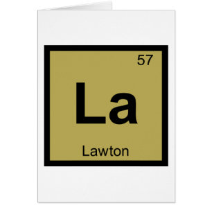 La - Lawton Oklahoma Chemie Periodensystem