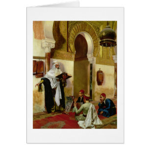 La leçon (huile sur la toile)