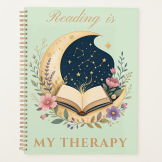 La lecture est ma thérapie Lune céleste