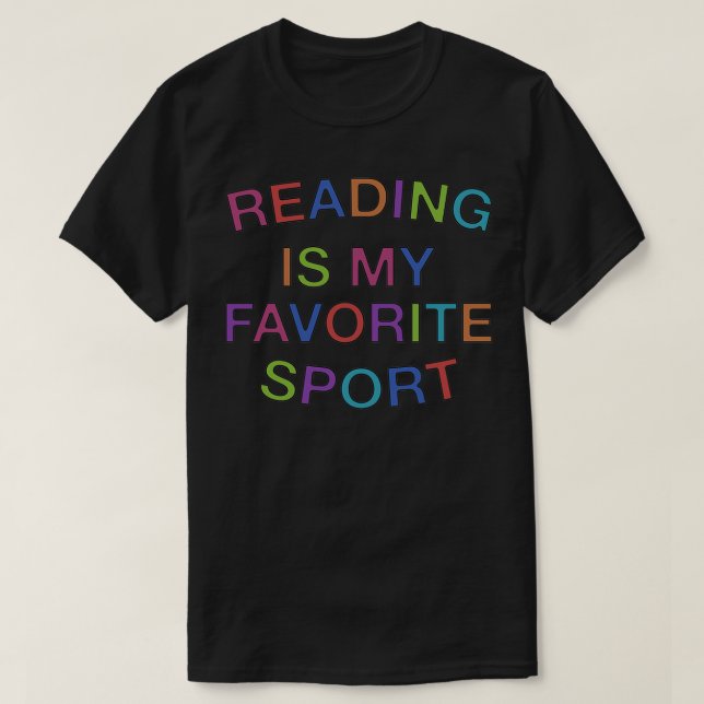 La lecture est mon sport favori classique TShirt (Design devant)
