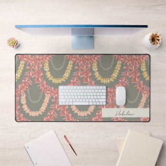 Lā Lei Mat de bureau personnalisé