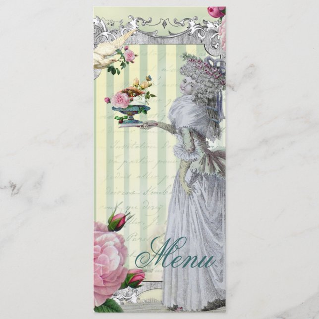 La Lettre D'amour Menu (Devant)