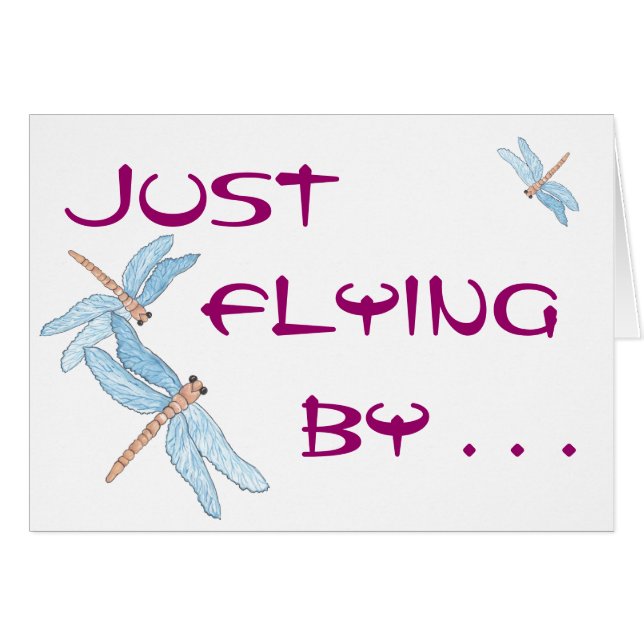 La libellule bleue volent par (Devant horizontal)