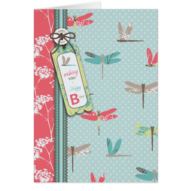 La libellule rêve la carte (Devant)