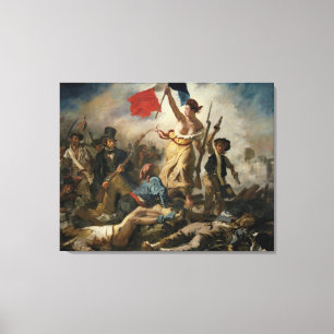La Liberté guidant le peuple – Eugène Delacroix Leinwanddruck