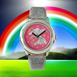 La licorne d'imaginaire ajoutent la montre nommée