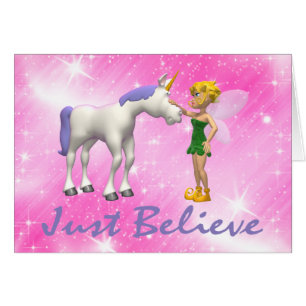 La licorne et la fée croient juste