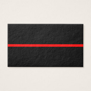 La ligne rouge mince symbolique sur le noir solide