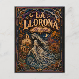 La Llorona New Mexico Popcut Legends Postkarte