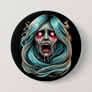 La Llorona weinend Geist mexikanische Folklore Button