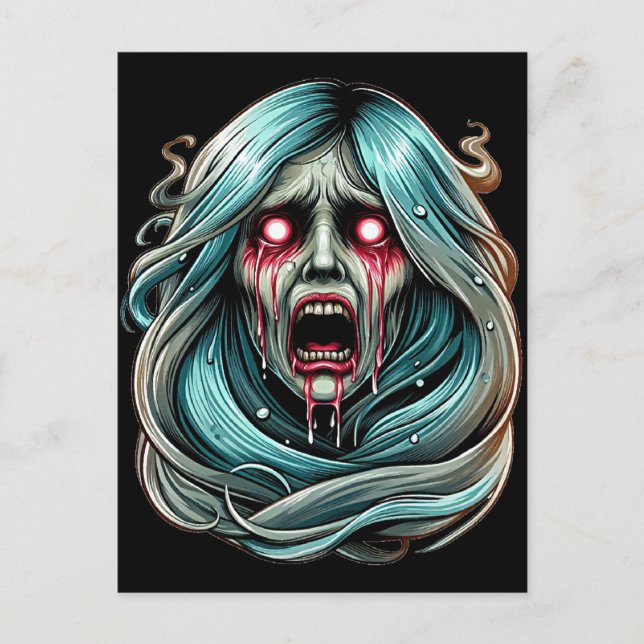 La Llorona weinend Geist mexikanische Folklore Postkarte (Vorderseite)