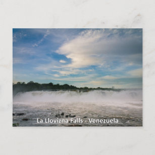 La Llovizna Falls - Venezuela Postkarte