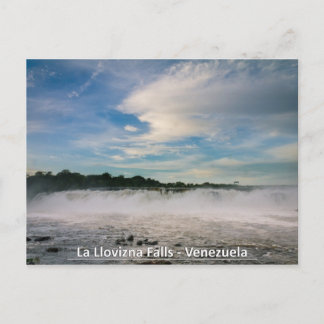 La Llovizna Falls - Venezuela Postkarte