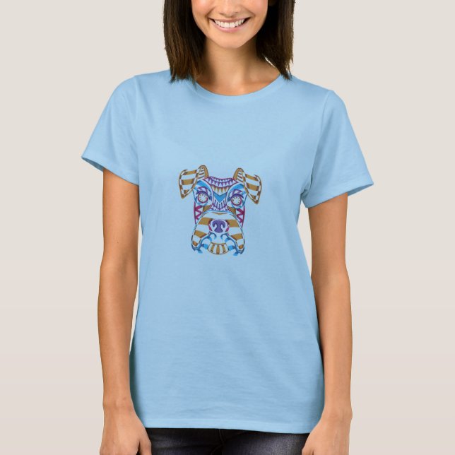 La lueur dans les T-shirts Empreintes de pattes so (Devant)